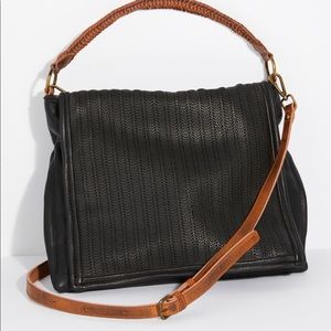 free people golden valley vegan messenger black